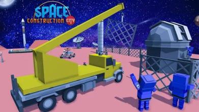 Space Construction city: Building Craft Games截图3