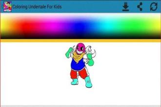 Coloring Undertale For Kids截图4