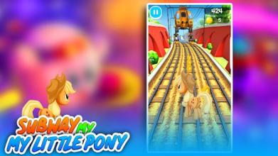 Subway Pony Run Unicorn game截图2