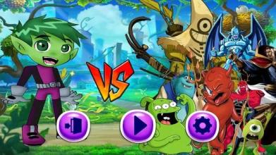 Beast Boy Titans Teeny Adventure Run 3d截图4