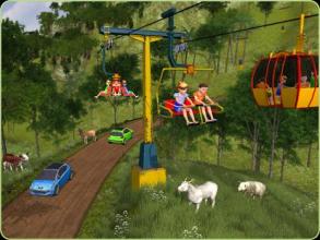 kids uphill chairlift adventure driving simulator截图2