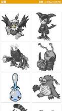 Color by Number Digimon Pixel Art截图2