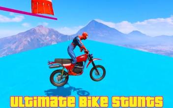 Superhero Downhill Tricky Bike Race Free截图4