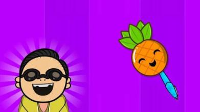 Gangnam Style Pineapple Oppa Apple Pen Rampage截图2