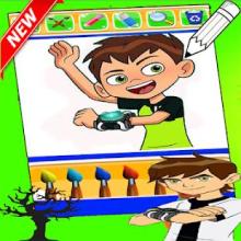 Ben 10 Coloring game截图5