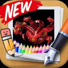 Bakugan games coloring for fans截图5