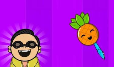 Gangnam Style Pineapple Oppa Apple Pen Rampage截图1