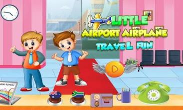 Little Airport Airplane Travel: My Real Fun Town截图3