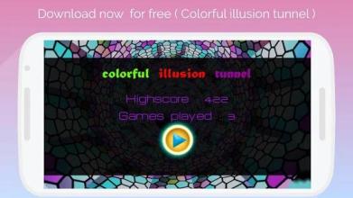 super 3D colorful illusion tunnel截图5