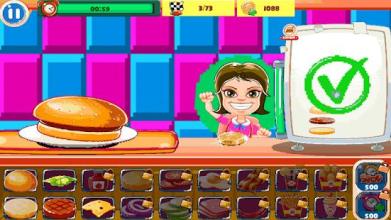 Burger Chef ; New Burger Shop Fast Food Chef截图2