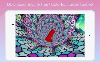 super 3D colorful illusion tunnel截图4