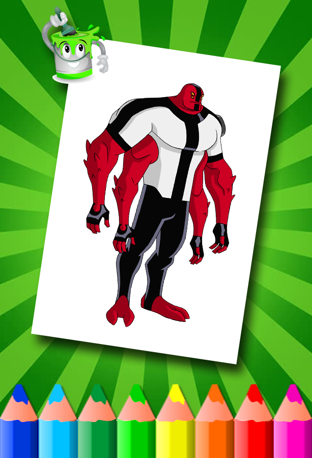 Ben 10 Colouring Book截图1