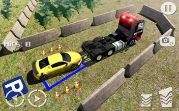 Offroad Police 4x4 Tow Truck Trailer Rescue截图4