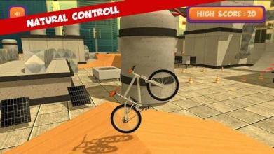 BMX Cycle Stunt : 2 Finger Touch Ride & Stunts截图2