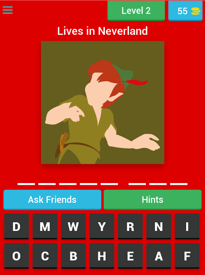 Name That Disney Character - Free Trivia Game截图5