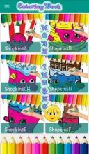 Coloring Book of Shopkins and Cake截图2