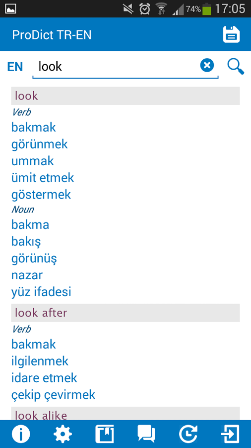 Turkish - English dictio...截图2