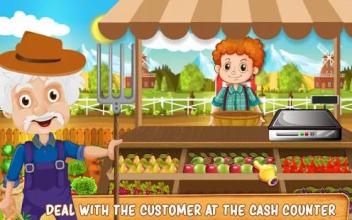 Grandpa Farmer Cash Register: Cashier Game截图2