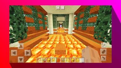 New Parkour Floor is Lava Jump Survival Map MCPE截图1