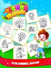 Flower Coloring Book For Kids - Drawing pad截图2