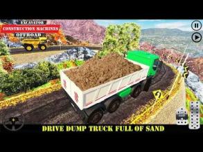 Construction Machines Offroad : Operate Excavator截图4