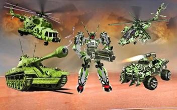 US Army Robot Transform Tank War 2截图1