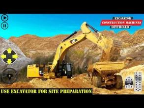 Construction Machines Offroad : Operate Excavator截图3