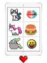 Pixi Color : Pixel Art Coloring Book by number截图2