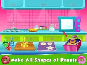 Kids Donut Bakery Food Maker Game截图1