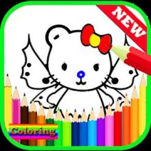 Coloring Book For Princess Kitty Cat Kids截图1