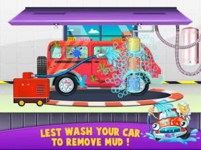 Smart Car Kids Wash Garage Service Station Auto截图4