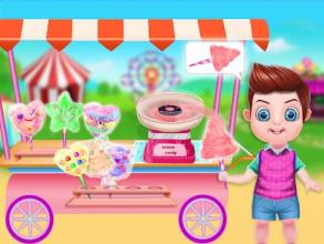 Sweet Cotton Candy Maker - Carnival Food Fair截图1