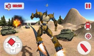 Futuristic Train Super Robot Transformation Game截图2