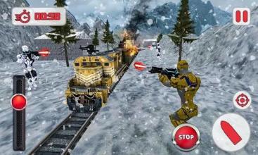 Futuristic Train Super Robot Transformation Game截图3