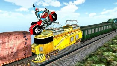 Real Bike Train Stunt Trail 2018截图1