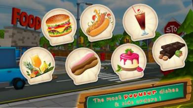 Fast Food Chef Truck : Burger Maker Game截图3