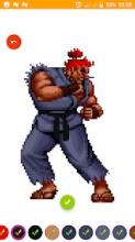 Color by Number Street Fighter : Pixel Art截图1