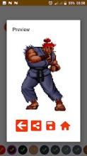 Color by Number Street Fighter : Pixel Art截图3