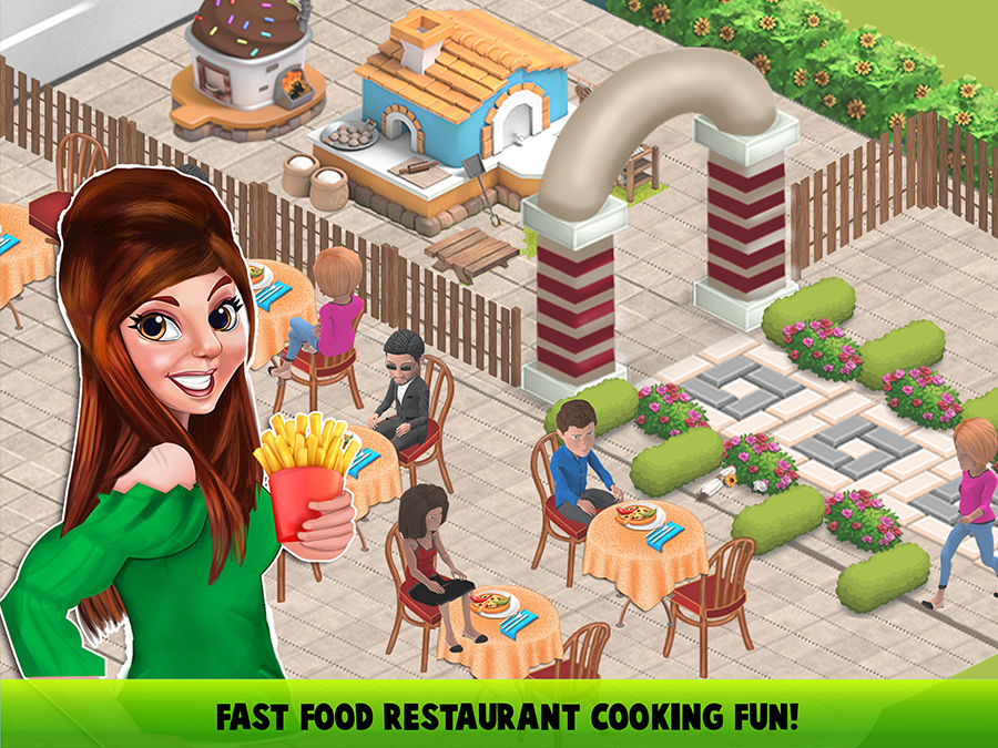 快餐餐厅烹饪 - 厨师烹饪游戏截图3