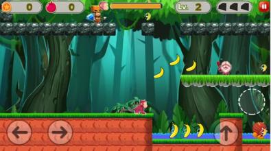 Monkey Banana Run - Super Jungle World截图2