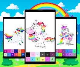 Unicorn Color by Number: Unicorn Pixel Art NEW截图2