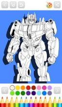 Robot Transform Coloring Book截图2