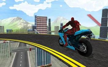 MegaRamp Bike Deadpool: City Rooftop GTStunt Game截图3