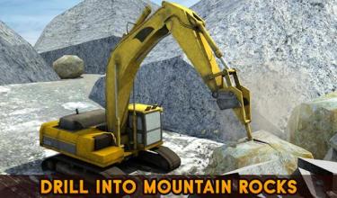 Hill Excavator Mining Truck 3D截图4