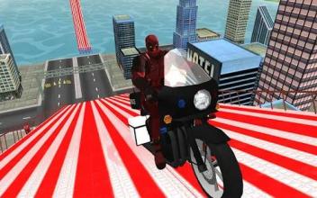 MegaRamp Bike Deadpool: City Rooftop GTStunt Game截图4