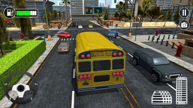 Virtual Kid High School Bus Driving simulator 2018截图3