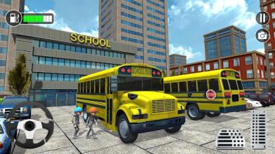 Virtual Kid High School Bus Driving simulator 2018截图4