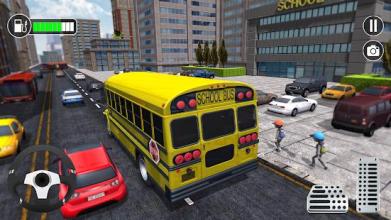 Virtual Kid High School Bus Driving simulator 2018截图2