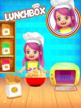 High School Lunchbox Food Maker - Cooking Game截图1