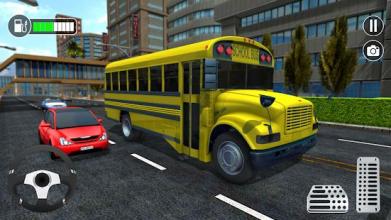 Virtual Kid High School Bus Driving simulator 2018截图1